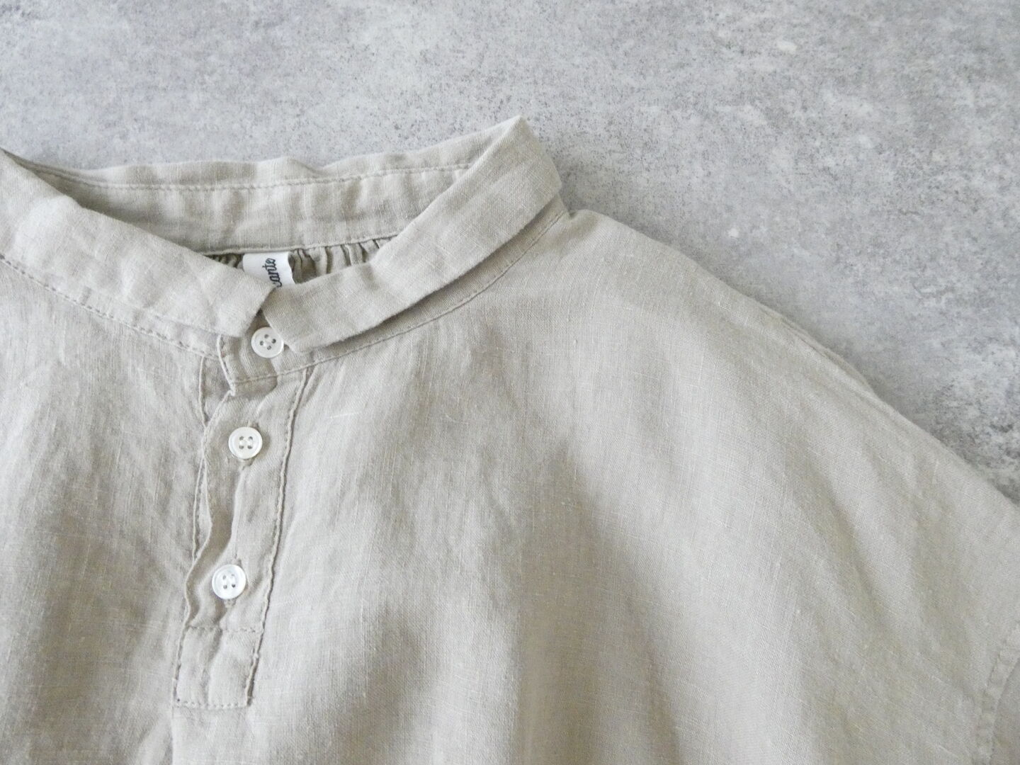Brocante(ブロカント) リネンキャンバスバロンシャツの商品画像30