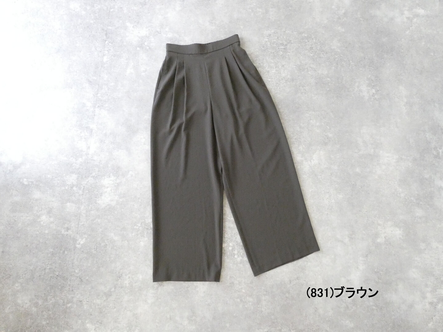 DONEEYU(ドニーユ) ジョーゼット2タックワイドパンツの商品画像11