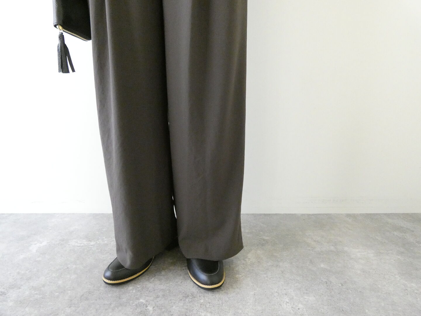 DONEEYU(ドニーユ) ジョーゼット2タックワイドパンツの商品画像17