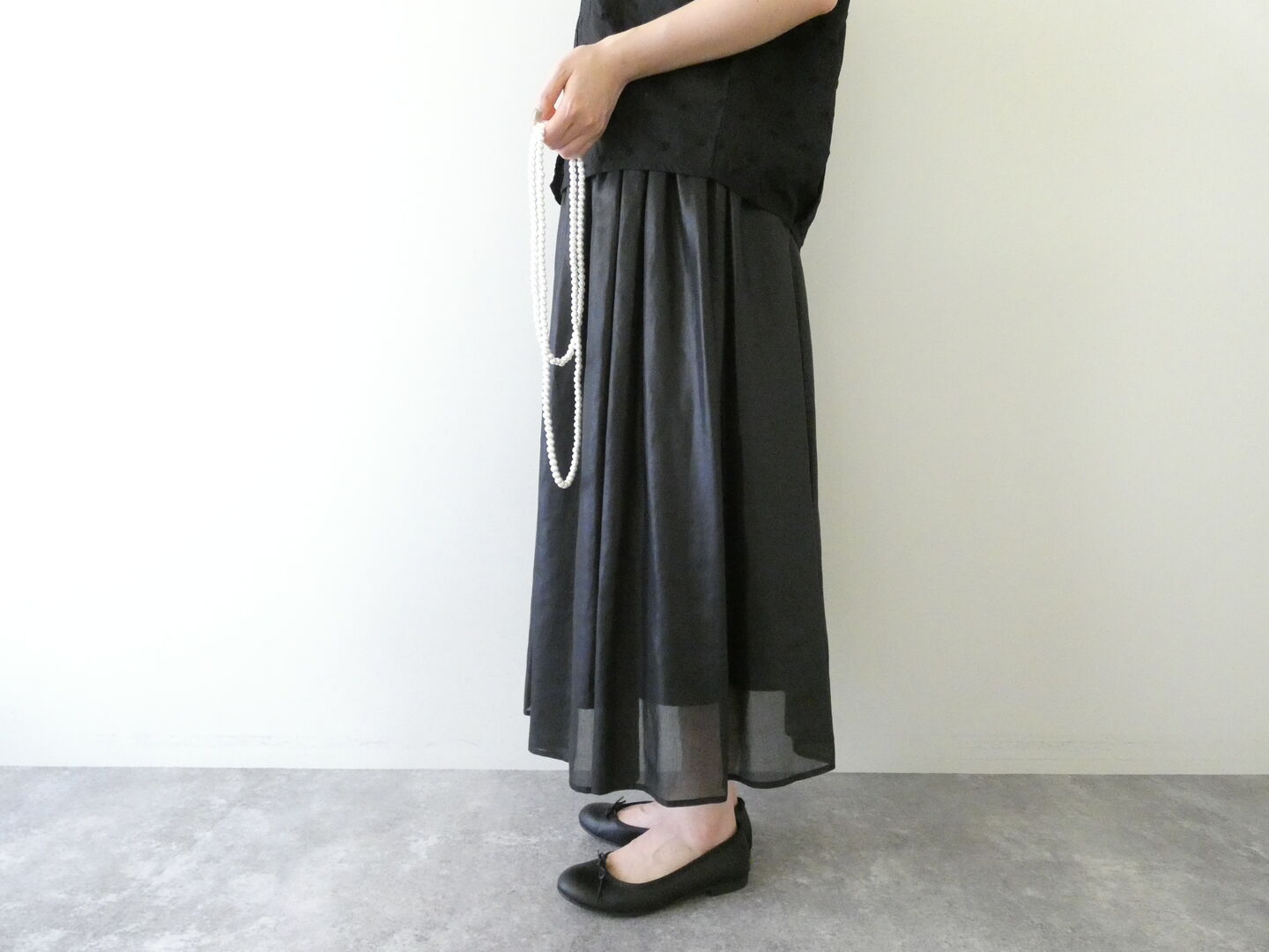 DONEEYU(ドニーユ) チンツボイルギャザースカートの商品画像6