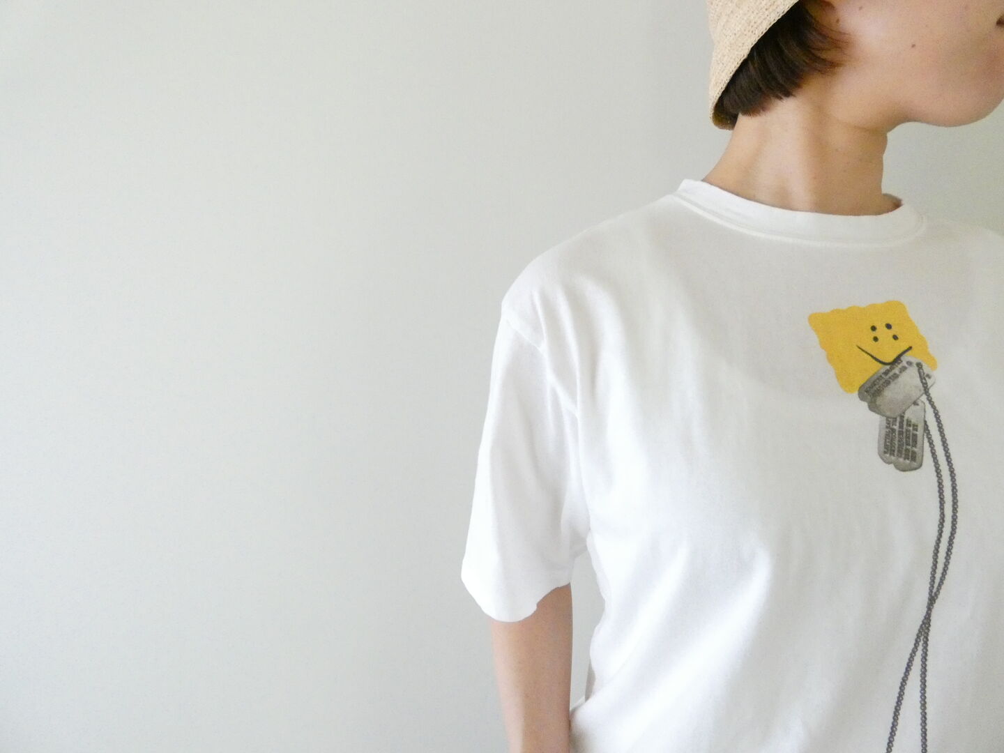 KAPITAL(キャピタル) 天竺クルーT　PECKISHドッグタグプリントの商品画像2