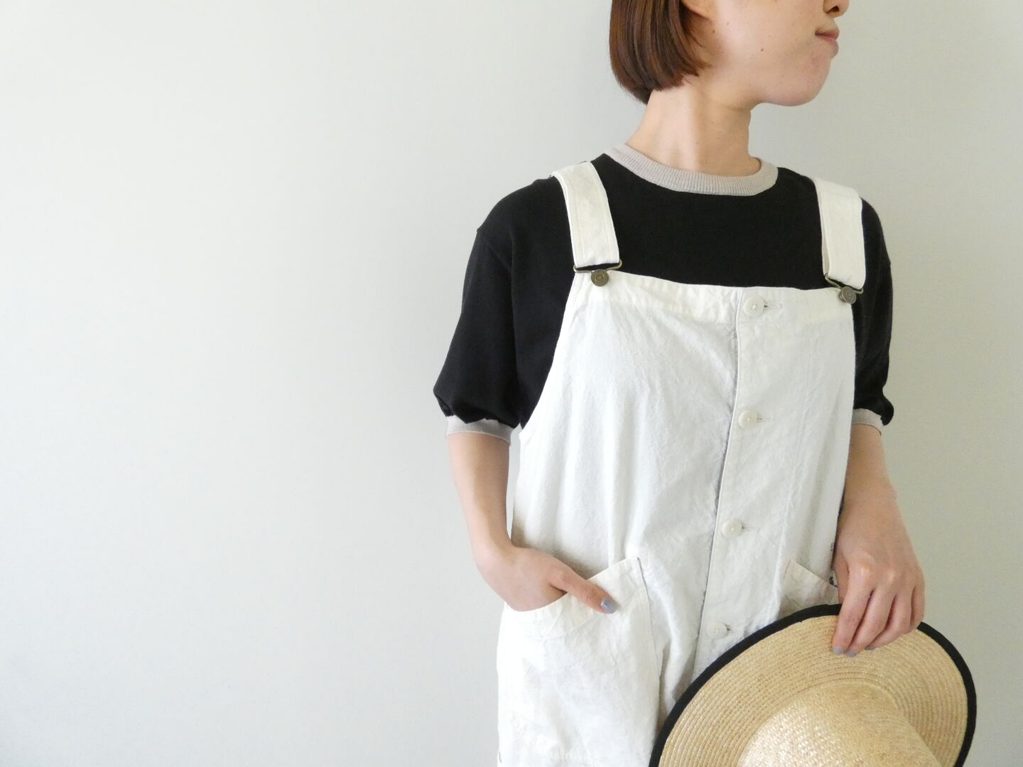 快晴堂(かいせいどう) Girl’s・マリンステンシルプリント マリンサロペットの商品画像5