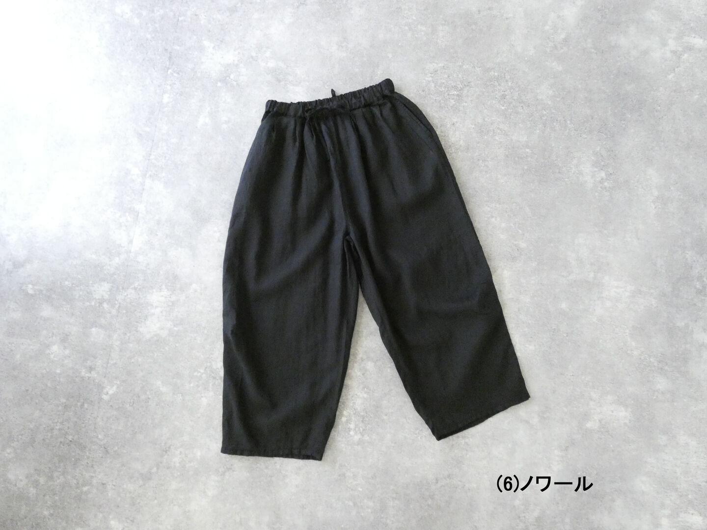快晴堂(かいせいどう) 初秋まで着られるリネン　ふわふわタックパンツの商品画像11