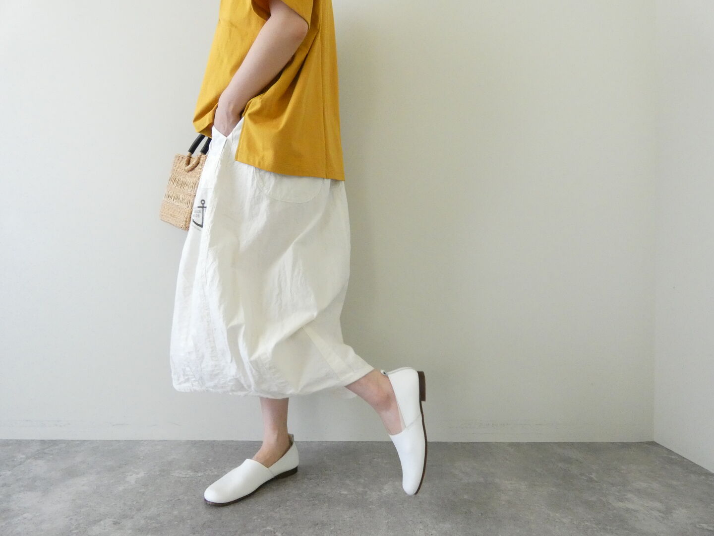 快晴堂(かいせいどう) Girl’s・マリンステンシルプリント セーリングスカートの商品画像8