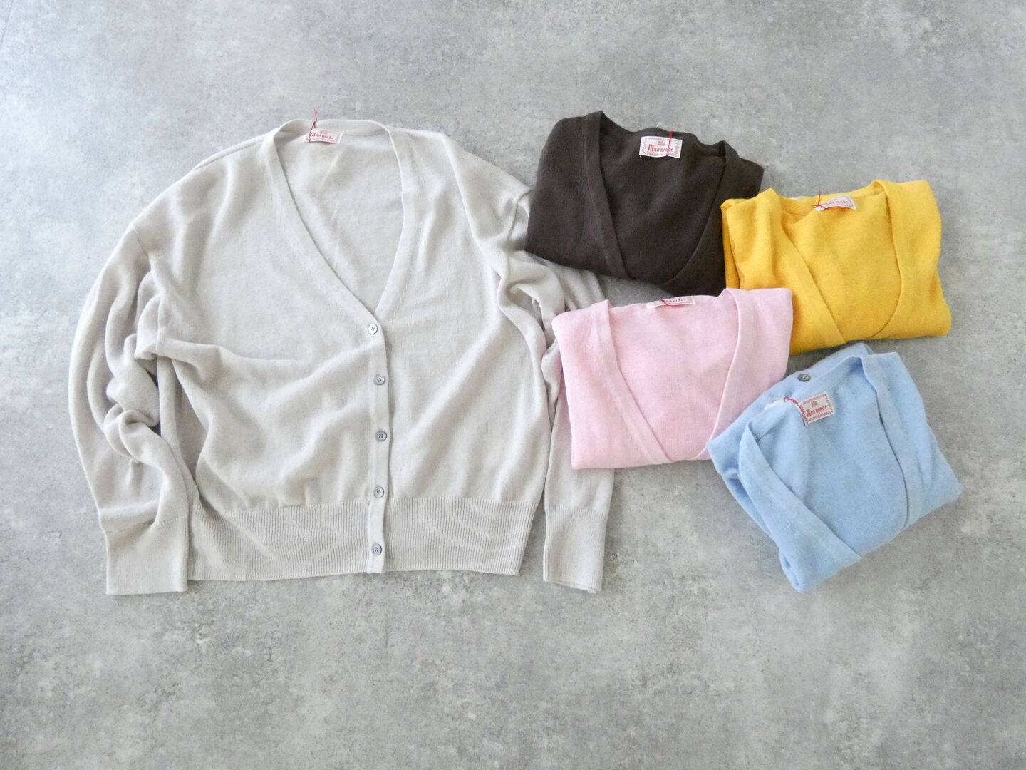 mao made(マオメイド) リネンUVカットVネッククロップド丈カーディガンの商品画像3