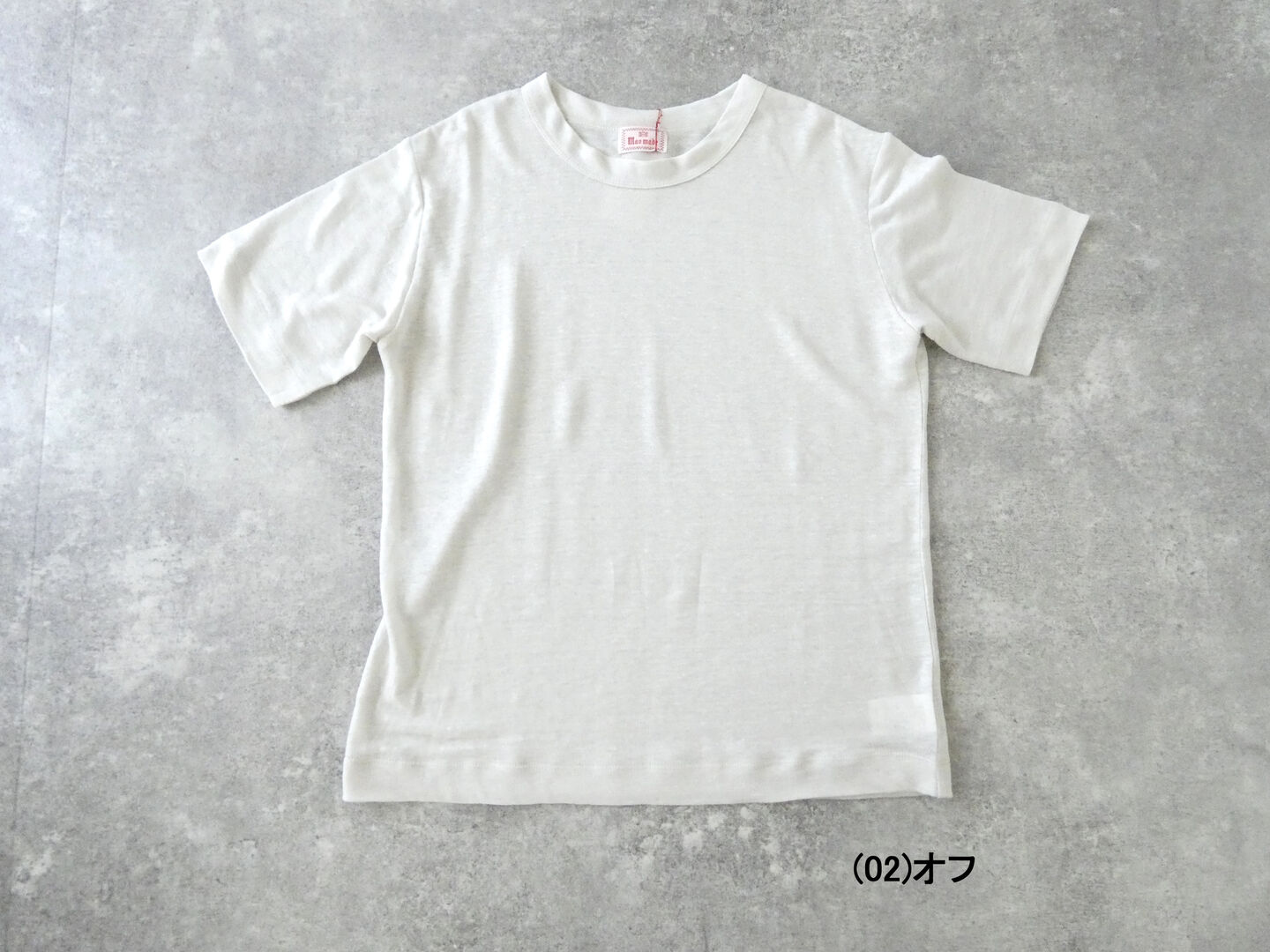 mao made(マオメイド) belgium linen ベルギーリネンハーフスリーブスタンダードTEEの商品画像10