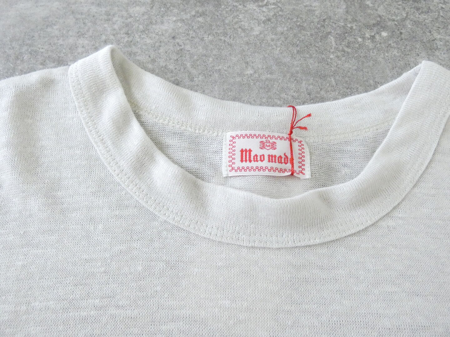 mao made(マオメイド) belgium linen ベルギーリネンハーフスリーブスタンダードTEEの商品画像19