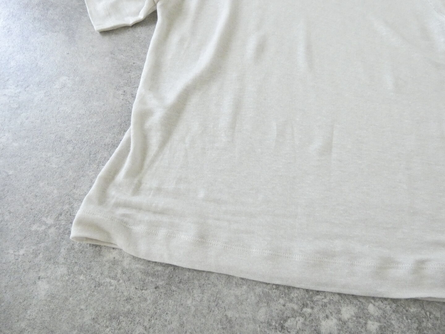 mao made(マオメイド) belgium linen ベルギーリネンハーフスリーブスタンダードTEEの商品画像21