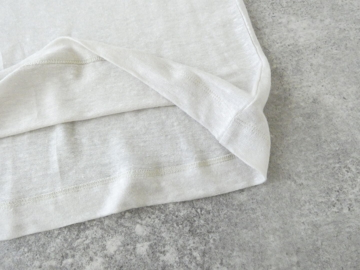 mao made(マオメイド) belgium linen ベルギーリネンハーフスリーブスタンダードTEEの商品画像22