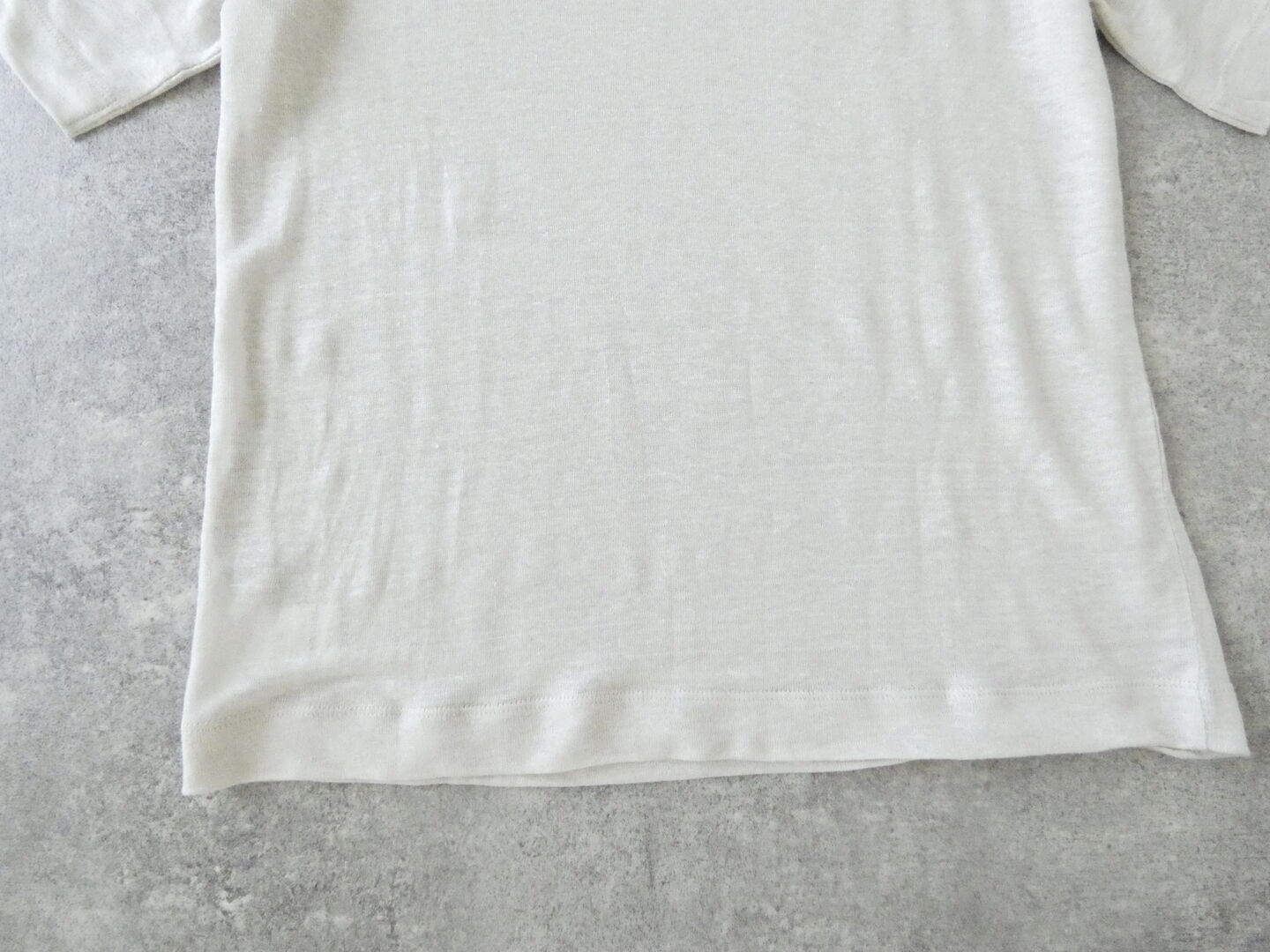 mao made(マオメイド) belgium linen ベルギーリネンハーフスリーブスタンダードTEEの商品画像23