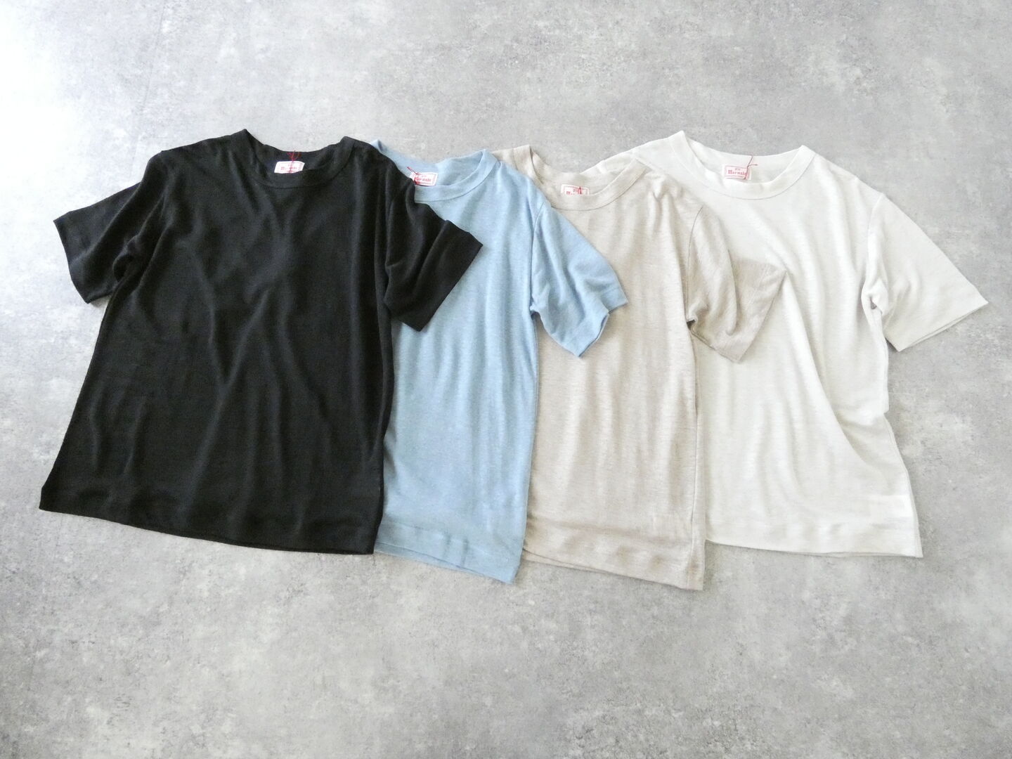 mao made(マオメイド) belgium linen ベルギーリネンハーフスリーブスタンダードTEEの商品画像3