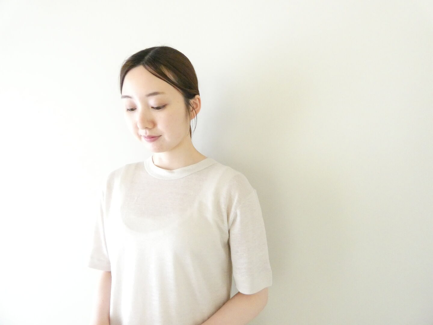 mao made(マオメイド) belgium linen ベルギーリネンハーフスリーブスタンダードTEEの商品画像4