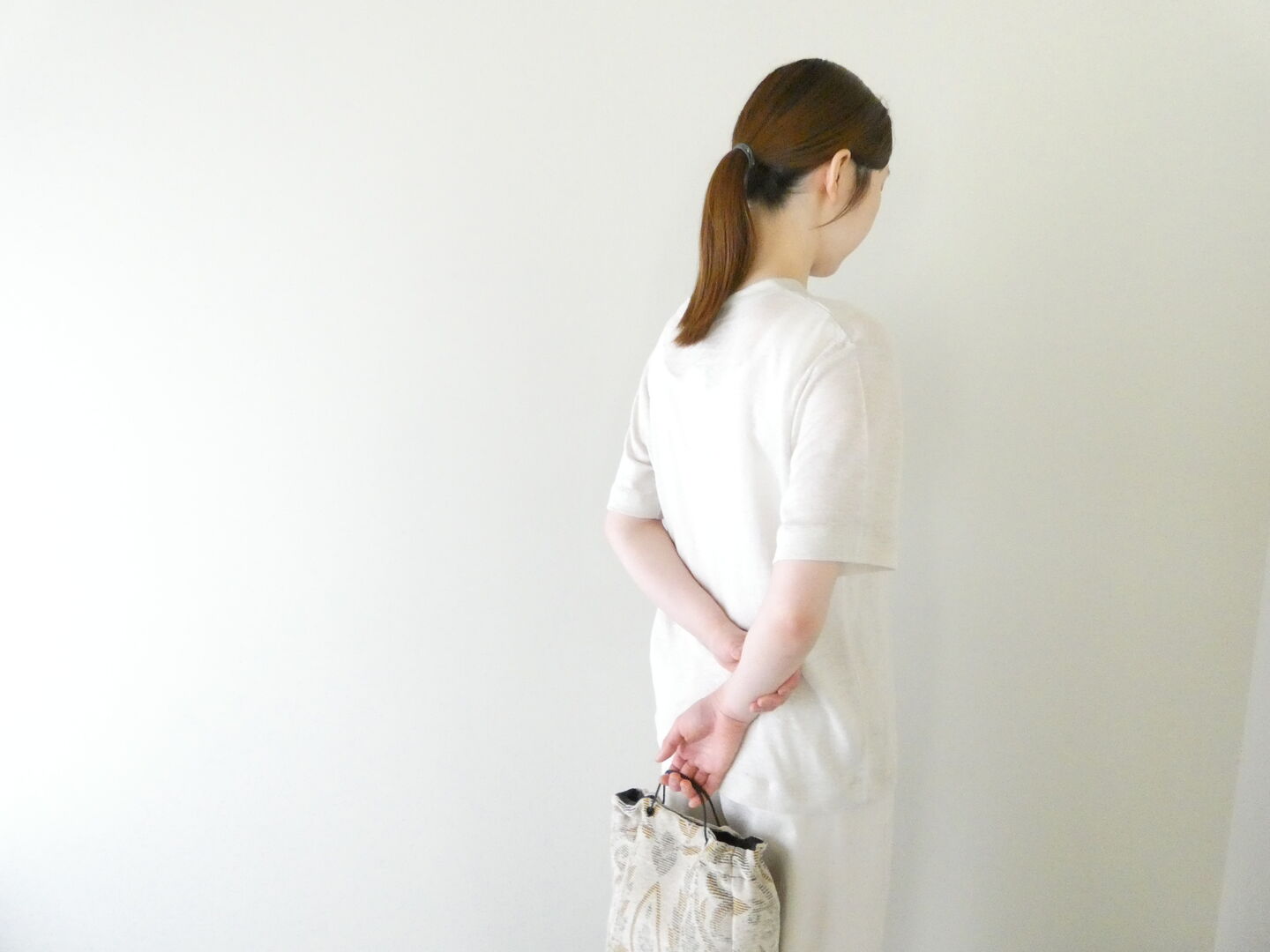 mao made(マオメイド) belgium linen ベルギーリネンハーフスリーブスタンダードTEEの商品画像5