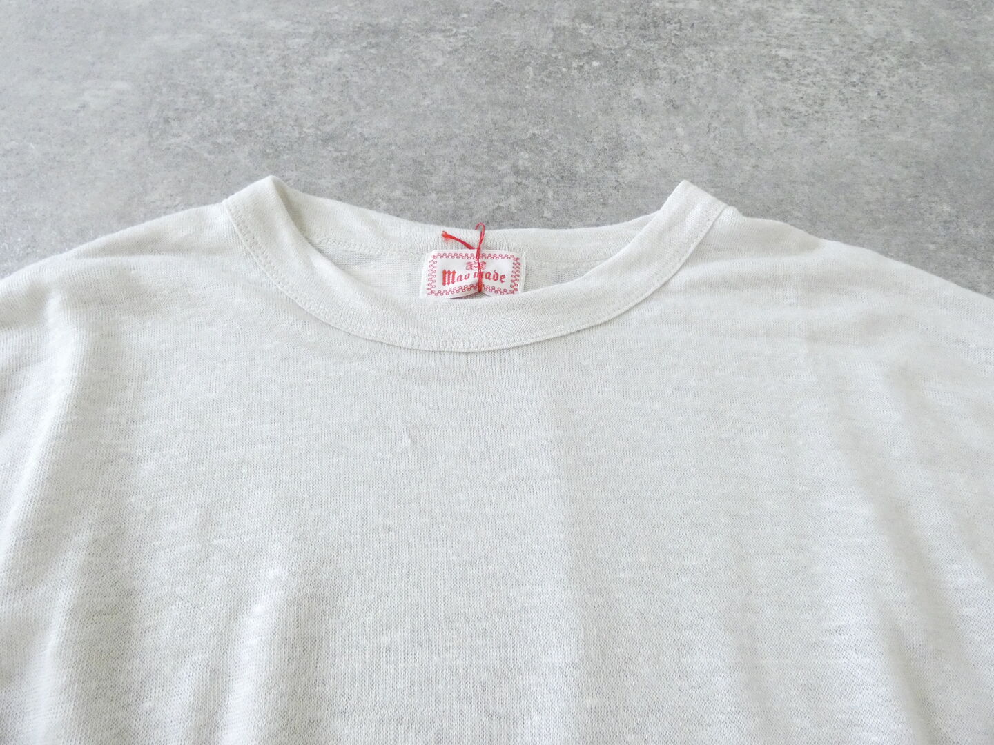 mao made(マオメイド) ベルギーリネン7分袖ワイドTEEの商品画像30
