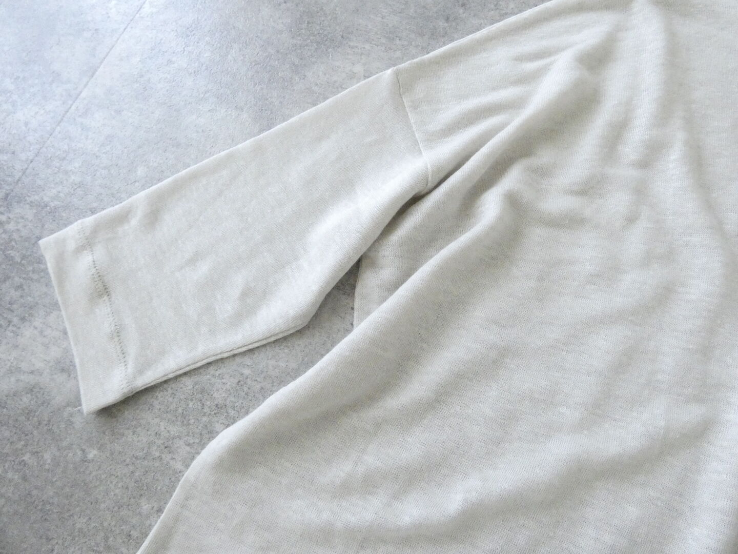 mao made(マオメイド) ベルギーリネン7分袖ワイドTEEの商品画像31