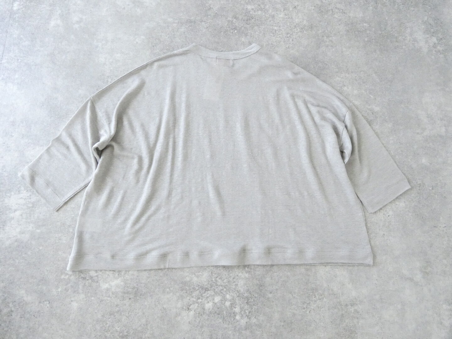 mao made(マオメイド) ベルギーリネン7分袖ワイドTEEの商品画像43