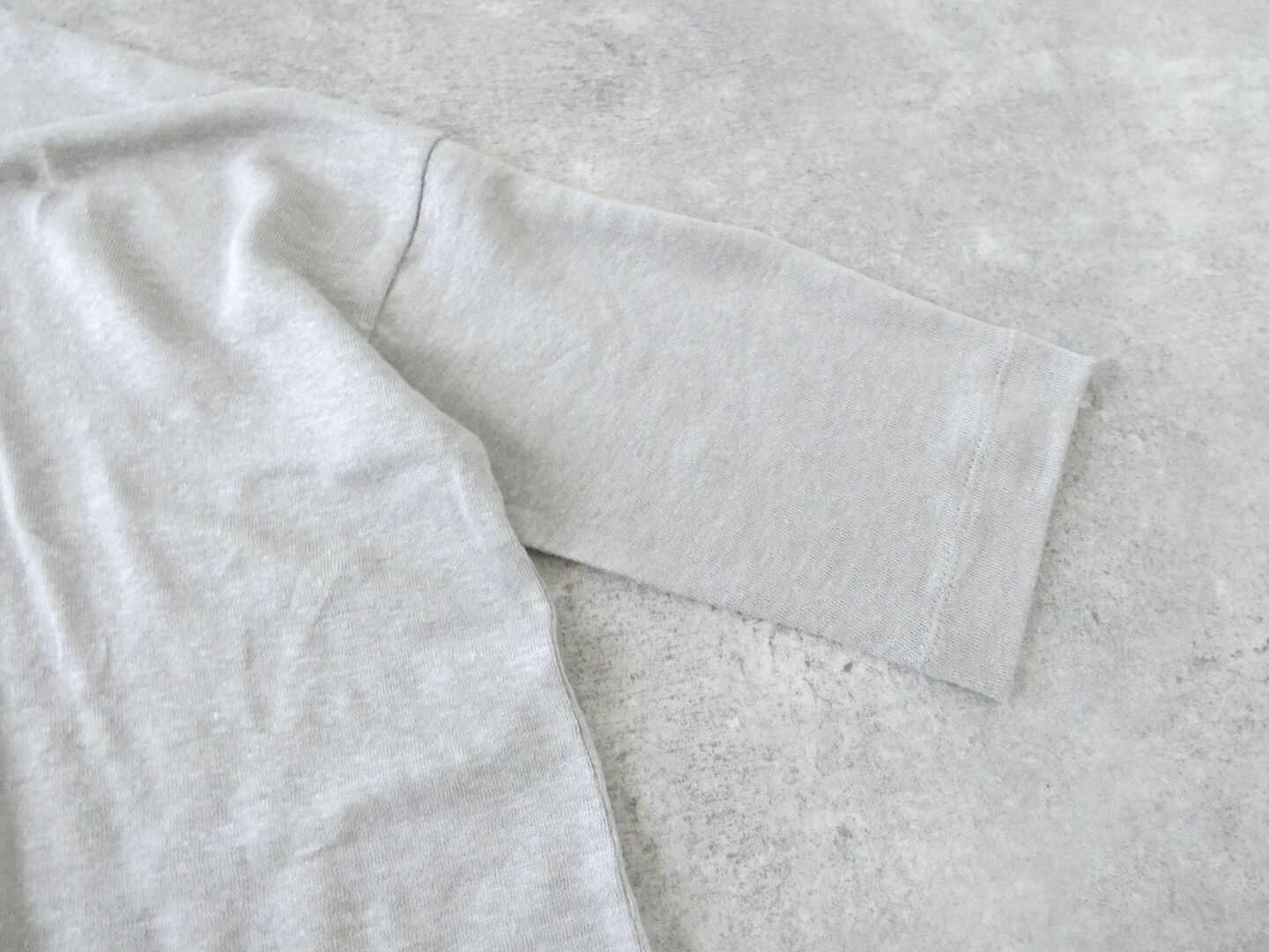mao made(マオメイド) ベルギーリネン7分袖ワイドTEEの商品画像46