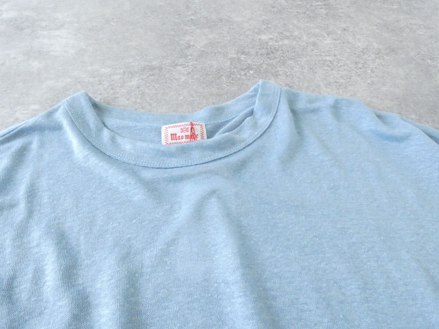 mao made(マオメイド) ベルギーリネン7分袖ワイドTEEの商品画像58