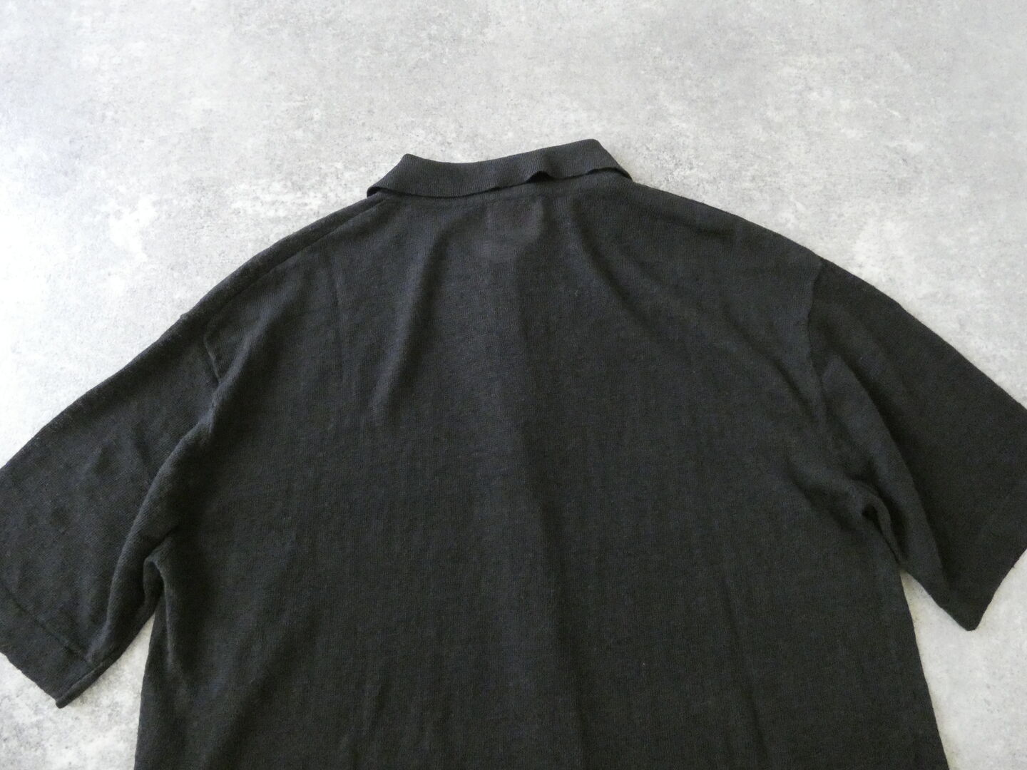 mao made(マオメイド) UV加工リネンポロ衿ハーフスリーブカーディガンの商品画像34