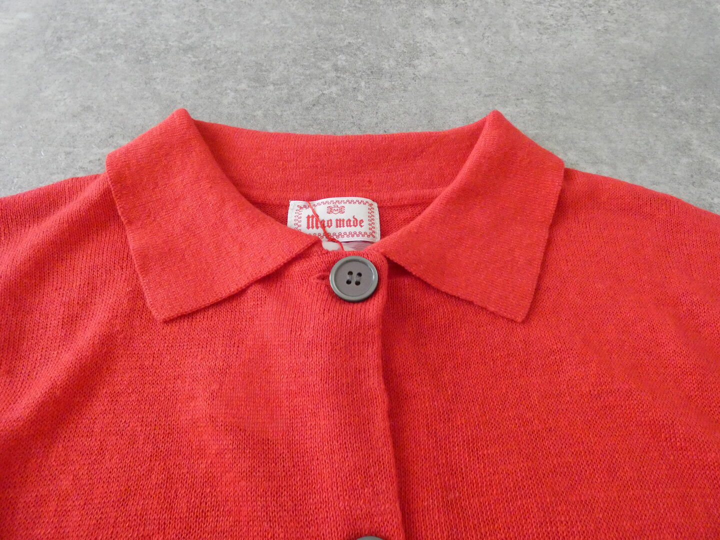 mao made(マオメイド) UV加工リネンポロ衿ハーフスリーブカーディガンの商品画像45