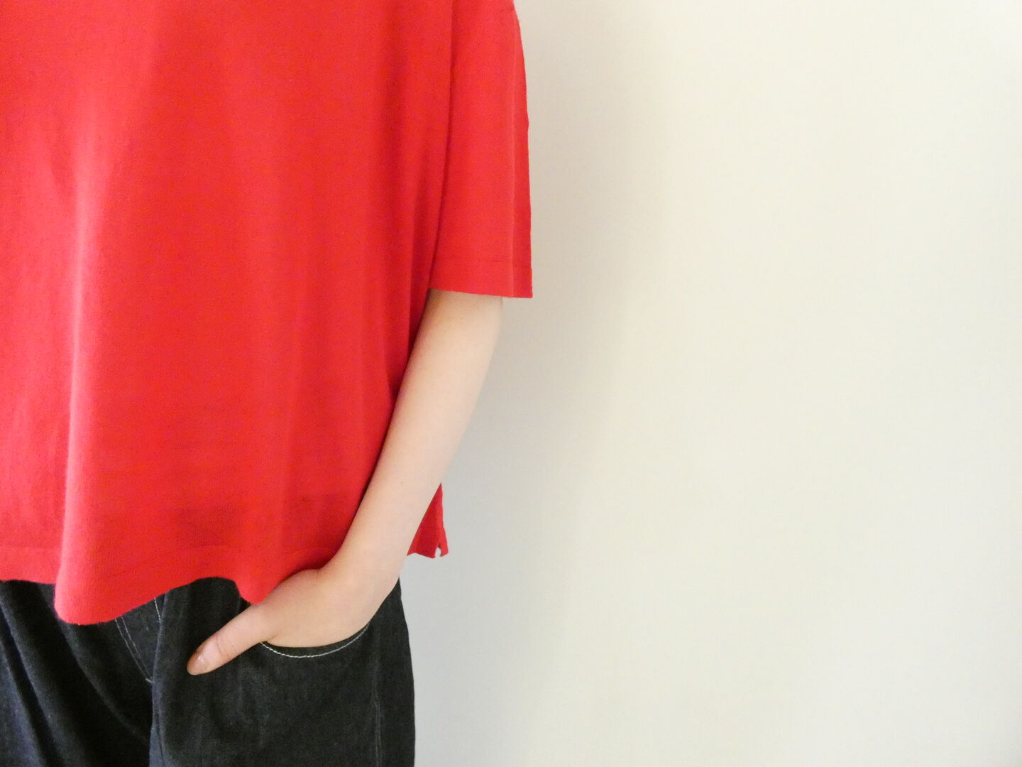 mao made(マオメイド) アサーメン ワイドが気分!ポロニットの商品画像5