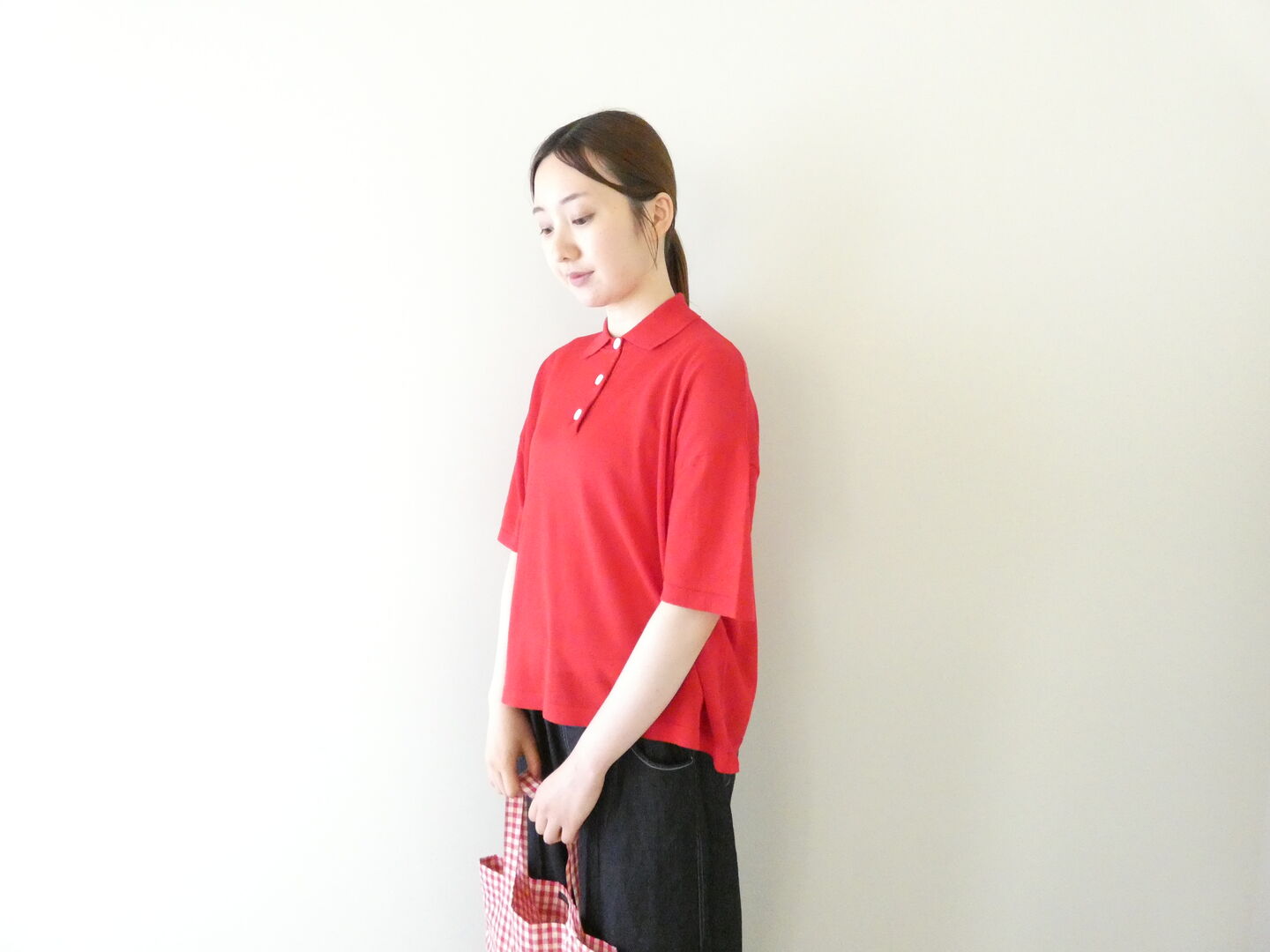 mao made(マオメイド) アサーメン ワイドが気分!ポロニットの商品画像7
