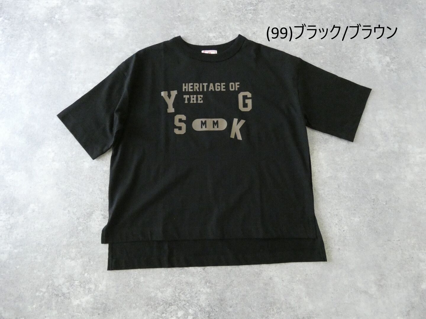 mao made(マオメイド) きれいめ天竺カレッジロゴTEEの商品画像56