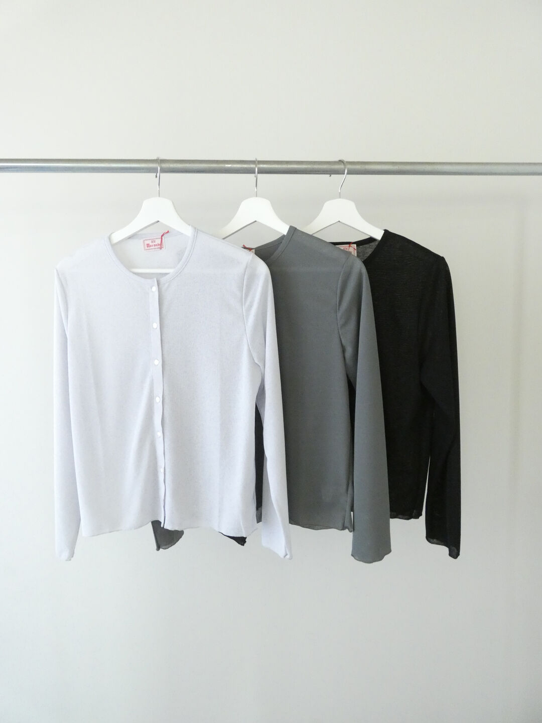 mao made(マオメイド) サラシャリフライスクルーネックカーディガンの商品画像9