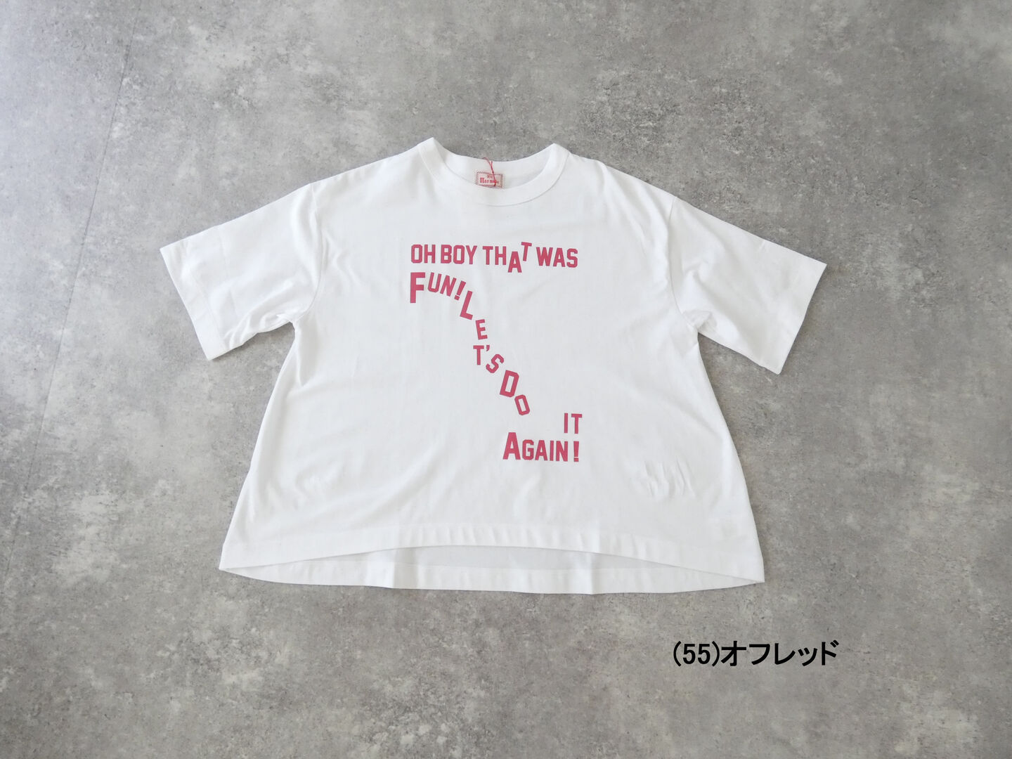 mao made(マオメイド) AラインROGO ROGO プリントTシャツの商品画像12