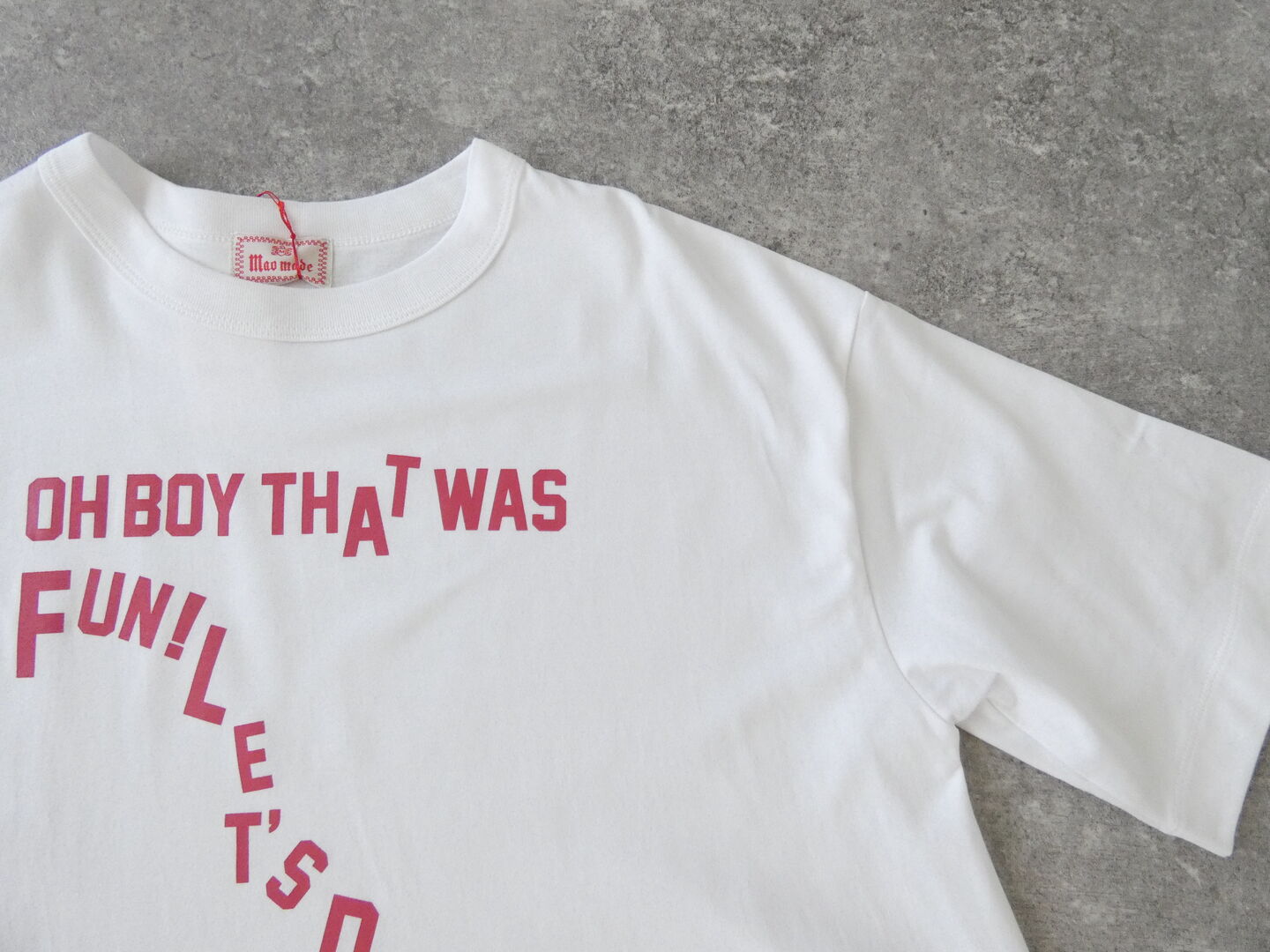 mao made(マオメイド) AラインROGO ROGO プリントTシャツの商品画像18