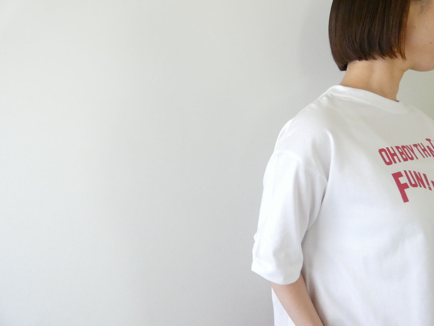 mao made(マオメイド) AラインROGO ROGO プリントTシャツの商品画像8