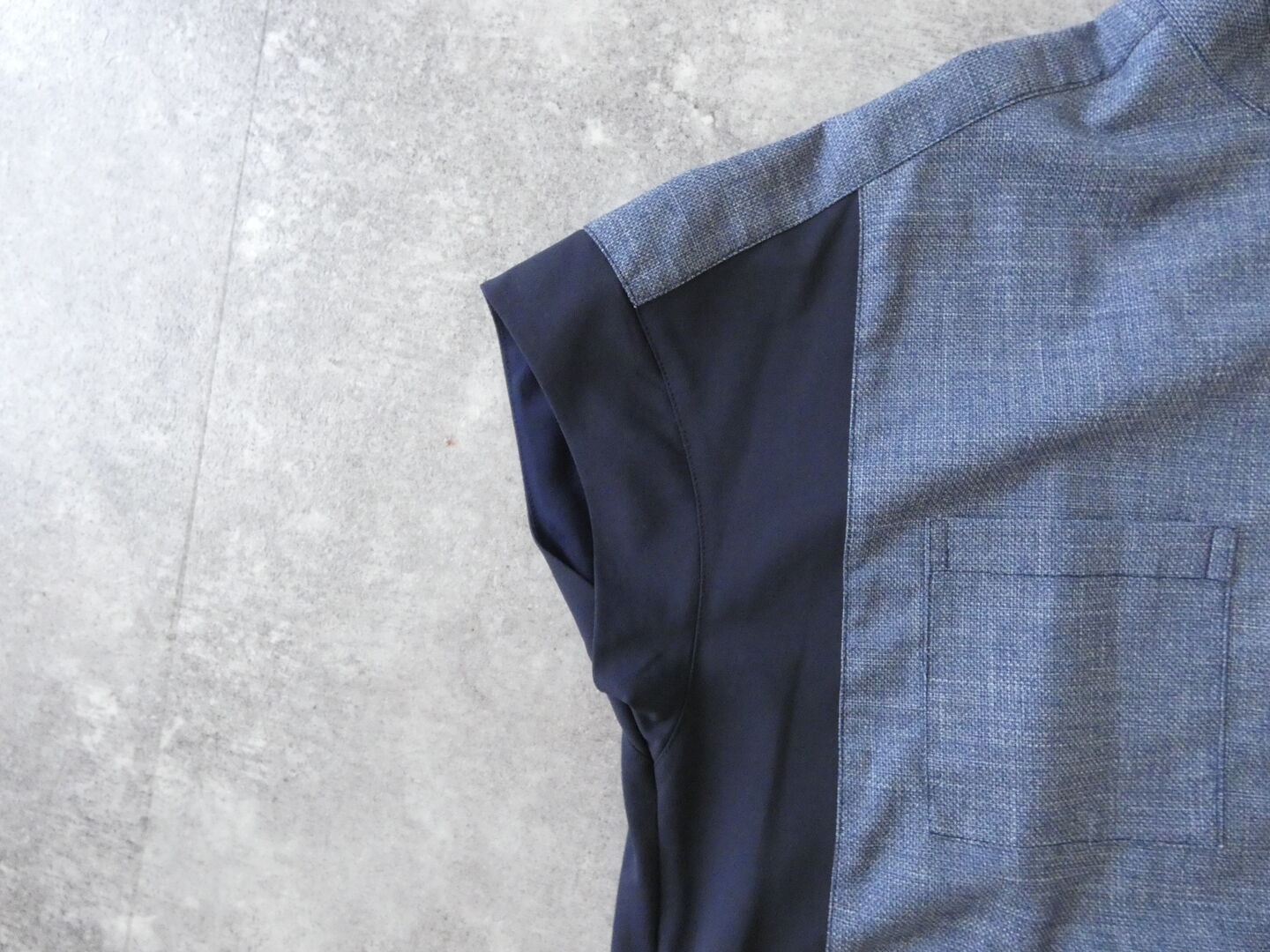 NOMBRE IMPAIR(ノンブルアンペール) メランジクロスコンビポケットシャツワンピースの商品画像24