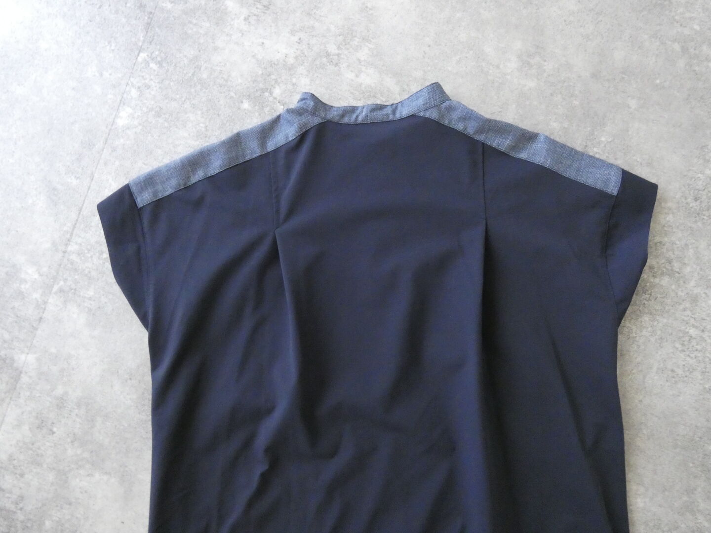 NOMBRE IMPAIR(ノンブルアンペール) メランジクロスコンビポケットシャツワンピースの商品画像30