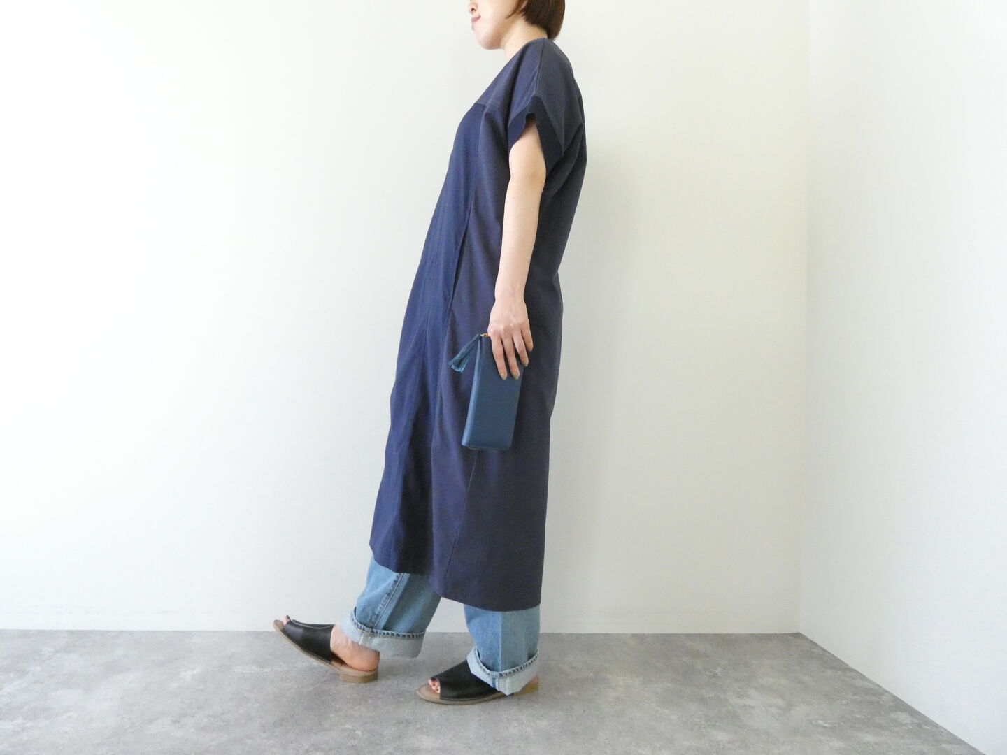 NOMBRE IMPAIR(ノンブルアンペール) TCカットコンビリブ付きバンザイワンピースの商品画像4