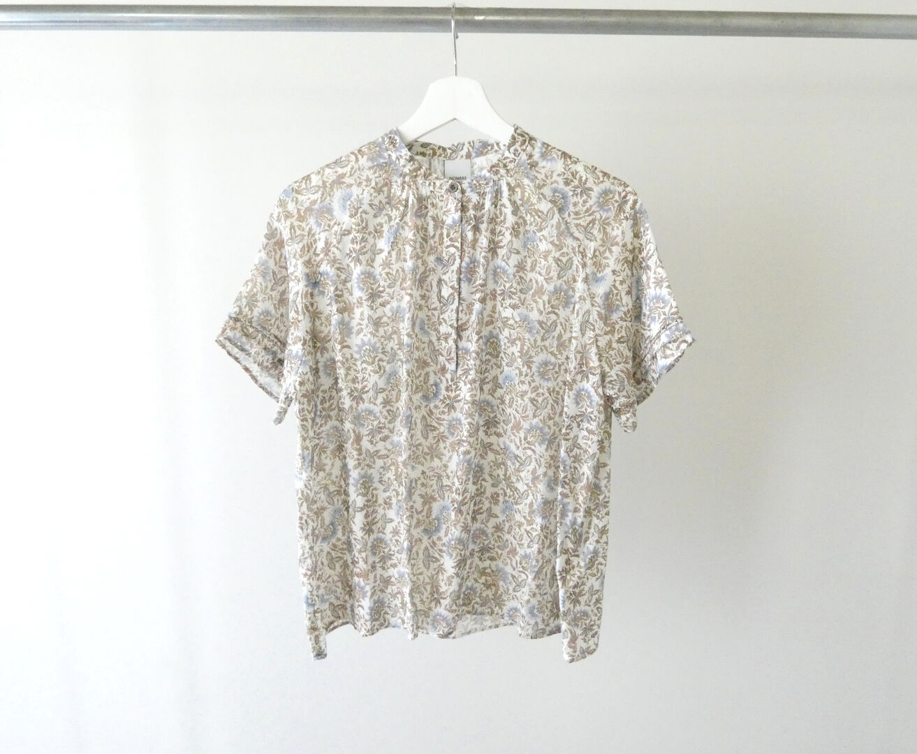 NOMBRE IMPAIR(ノンブルアンペール) アザミプリントフレンチブラウスの商品画像10