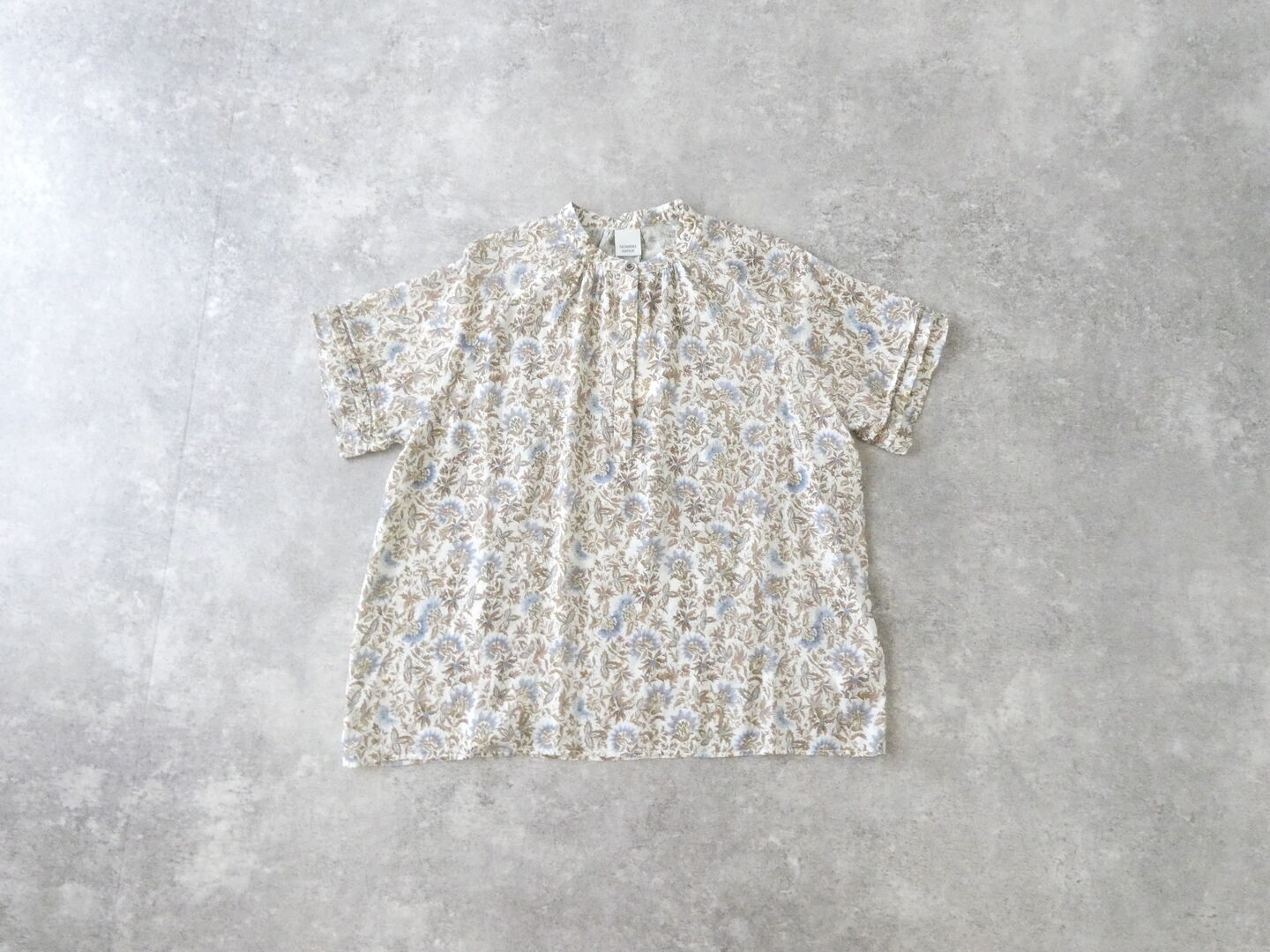 NOMBRE IMPAIR(ノンブルアンペール) アザミプリントフレンチブラウスの商品画像3
