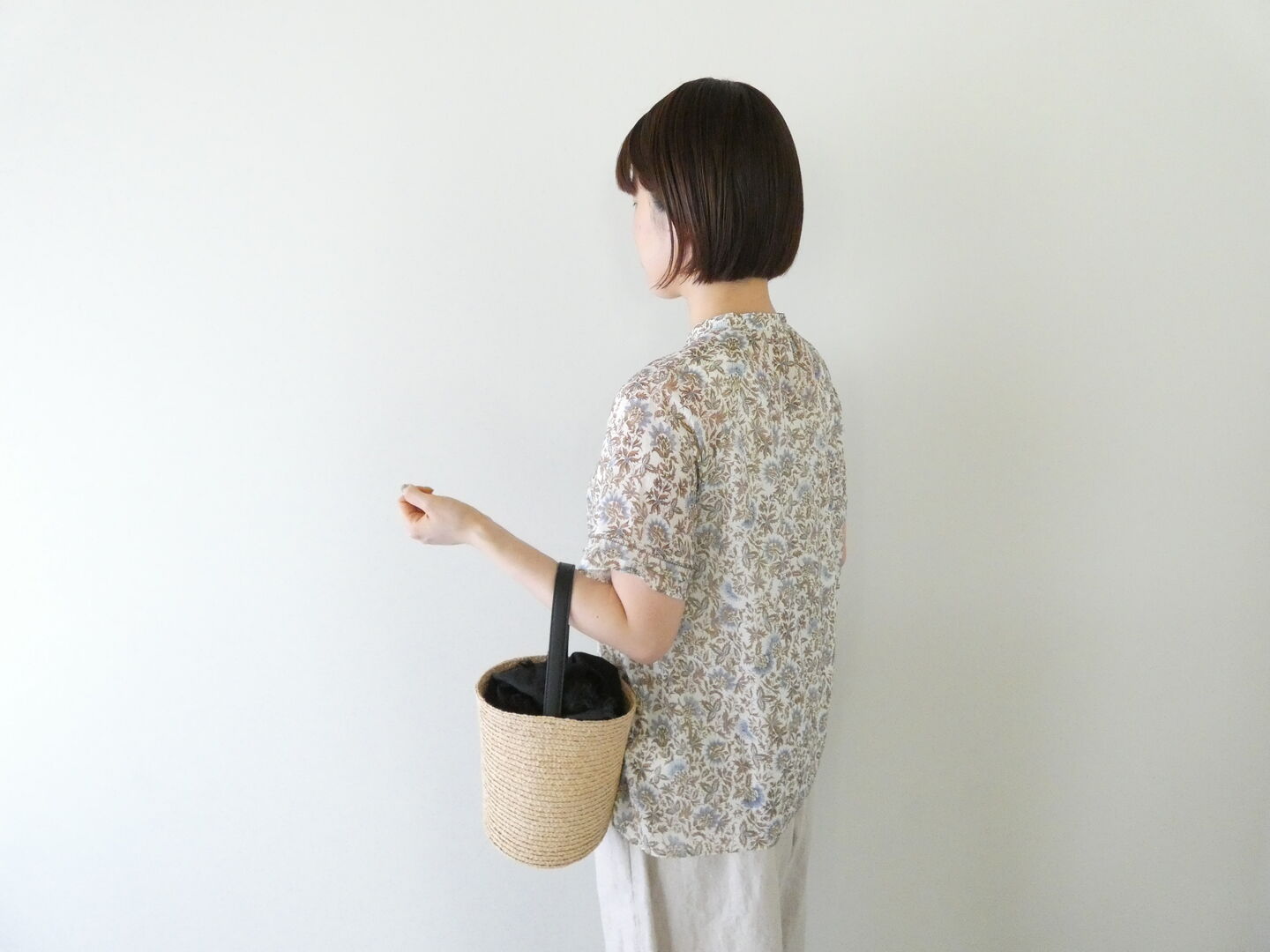 NOMBRE IMPAIR(ノンブルアンペール) アザミプリントフレンチブラウスの商品画像7