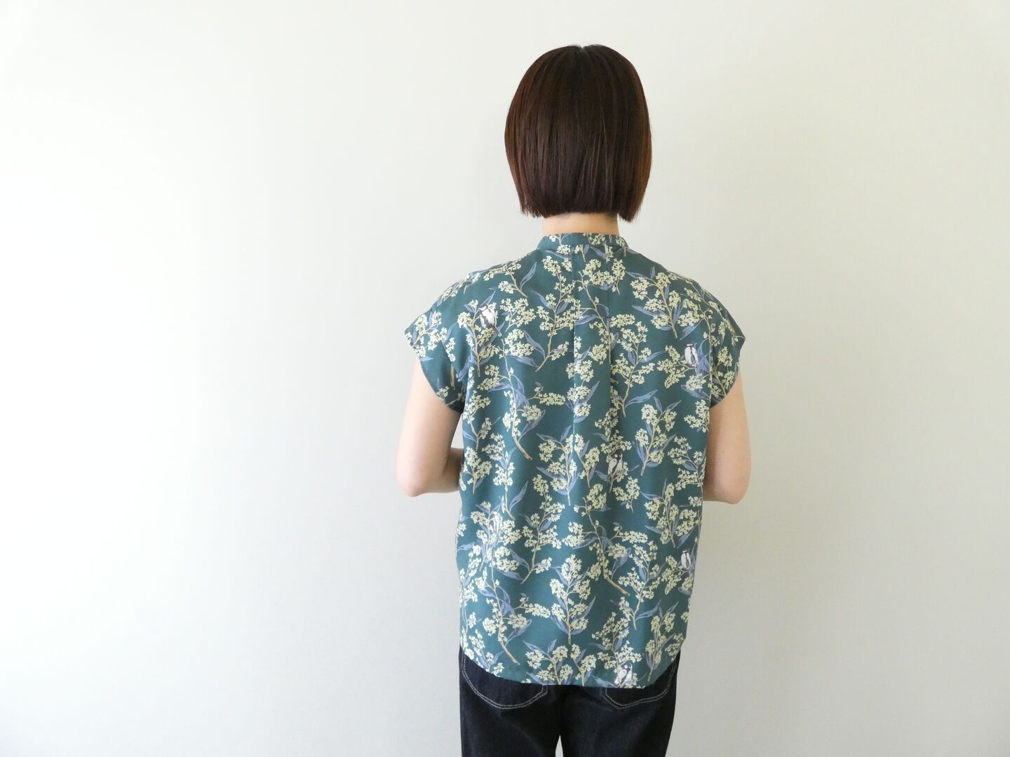 NOMBRE IMPAIR(ノンブルアンペール) キンモクセイプリントスキッパーフレンチブラウスの商品画像2