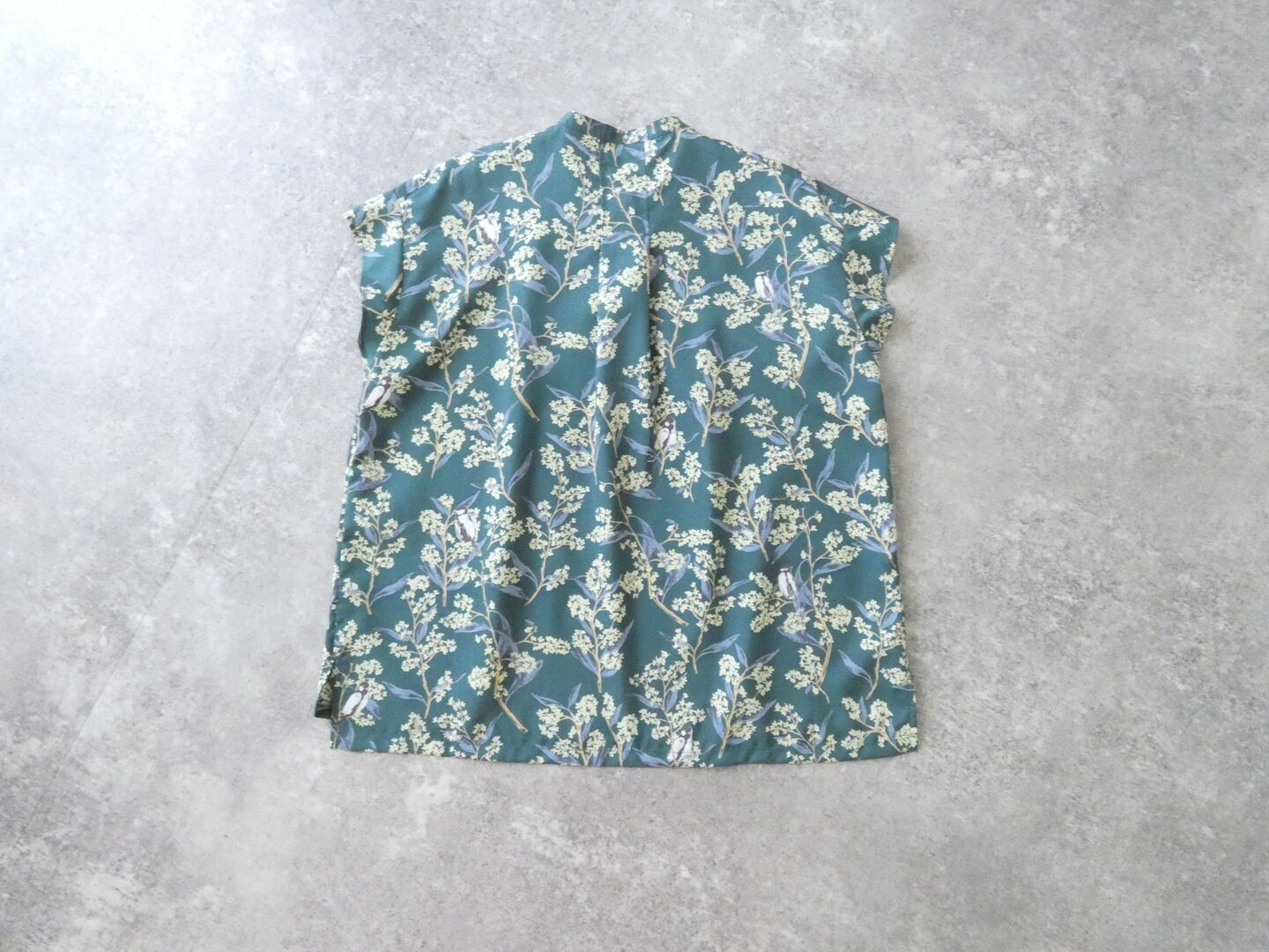 NOMBRE IMPAIR(ノンブルアンペール) キンモクセイプリントスキッパーフレンチブラウスの商品画像8