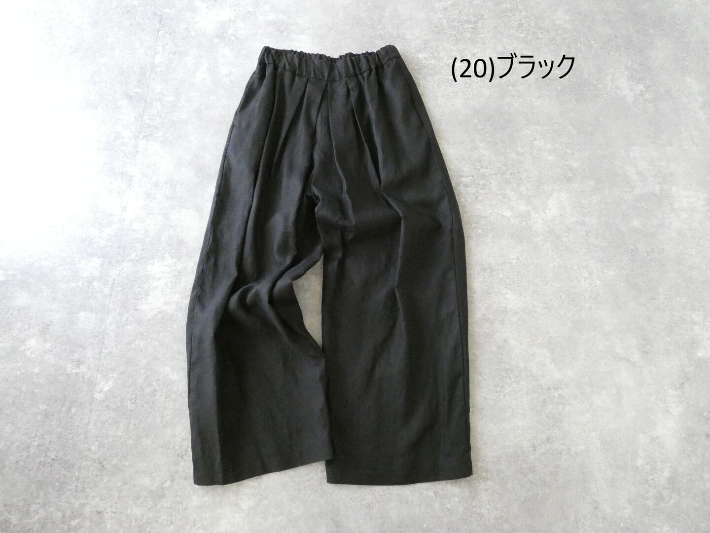 yuni(ユニ イズ ライク ア フラワー トゥー ミー) 40/1リネンイージーゴムタックパンツの商品画像28