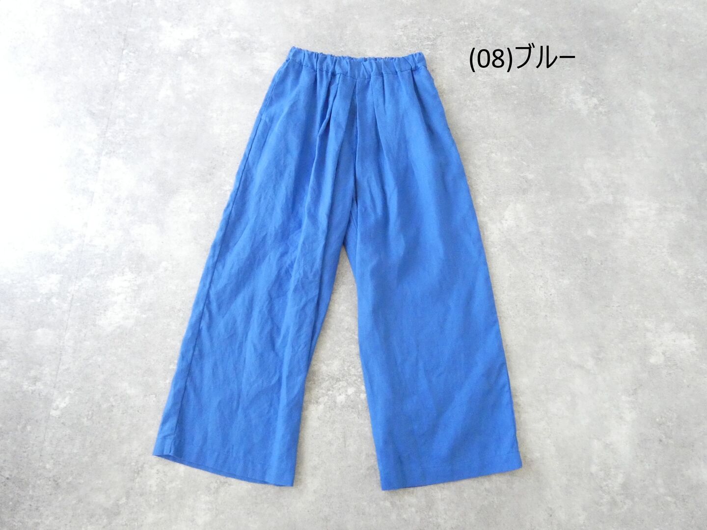 yuni(ユニ イズ ライク ア フラワー トゥー ミー) 40/1リネンイージーゴムタックパンツの商品画像42
