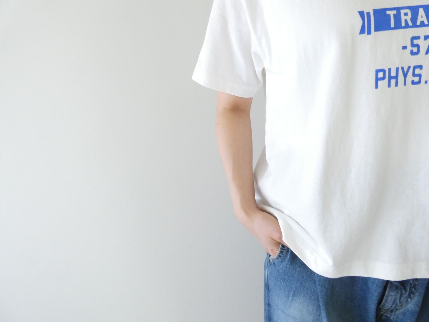 BLUE LAKE MARKET(ブルーレイクマーケット) アメリカンドライ天竺ベーシックプリントTシャツ EMORY M TRACK-57 の商品画像16