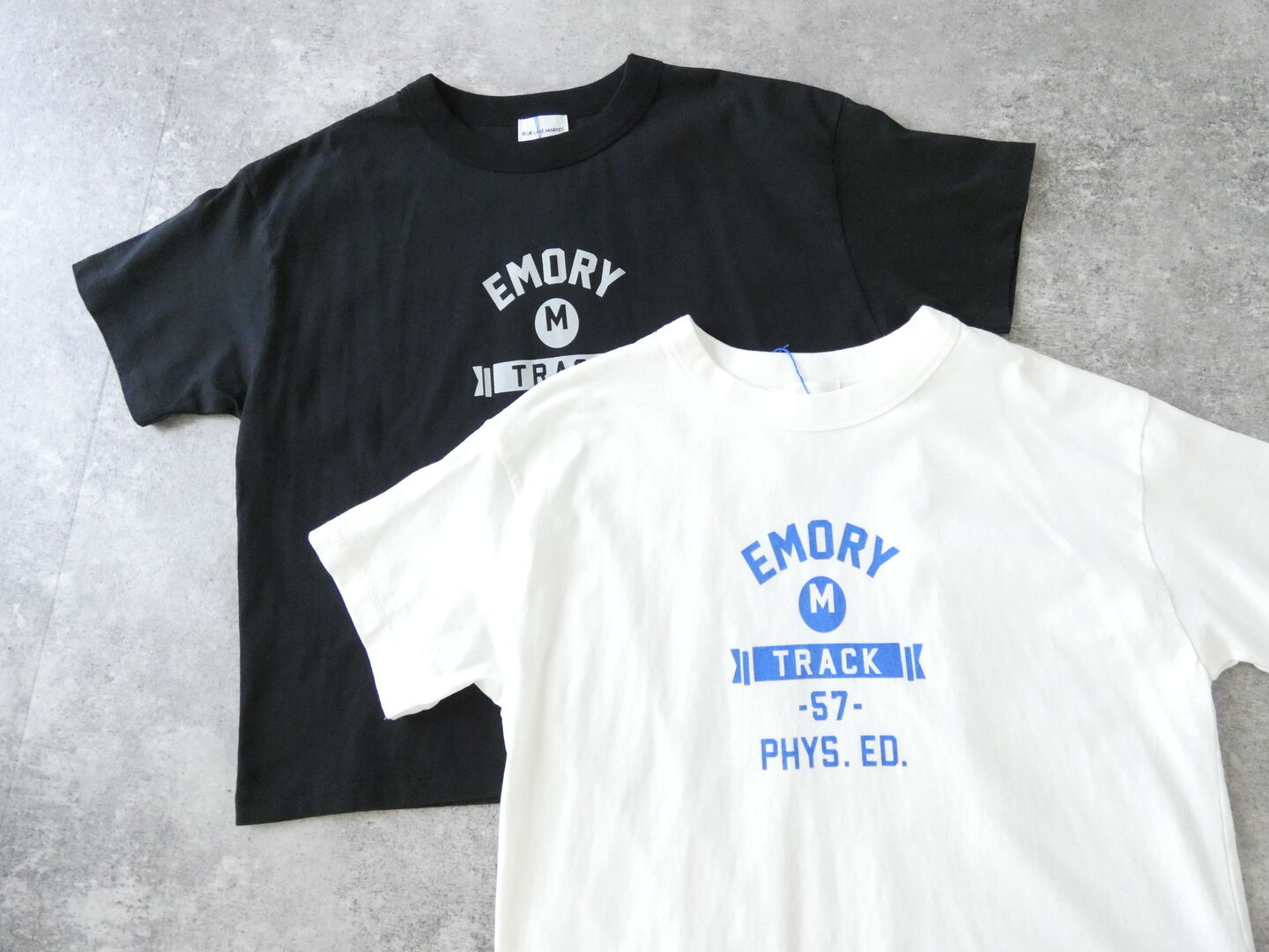 BLUE LAKE MARKET(ブルーレイクマーケット) アメリカンドライ天竺ベーシックプリントTシャツ EMORY M TRACK-57 の商品画像8