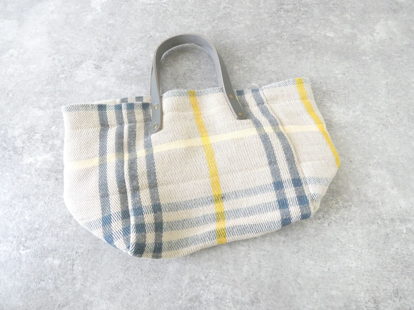 CLEDRAN(クレドラン) HAND&WORK COTTON JUTE STRIPE TOTE Sの商品画像11