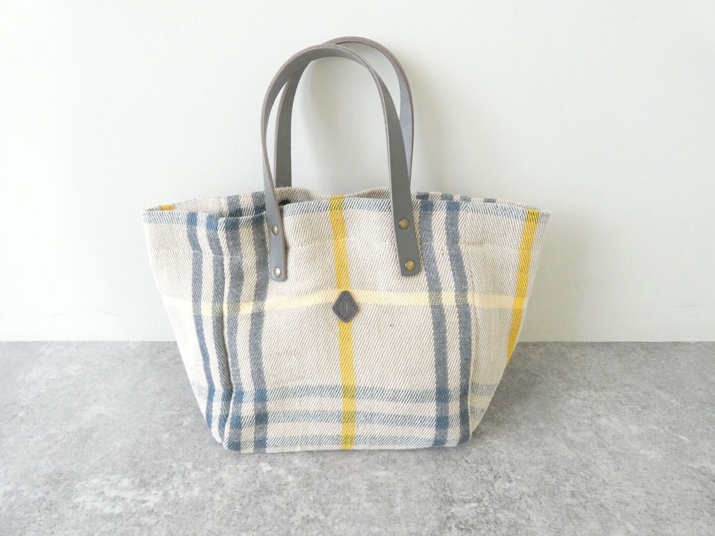 CLEDRAN(クレドラン) HAND&WORK COTTON JUTE STRIPE TOTE Sの商品画像2