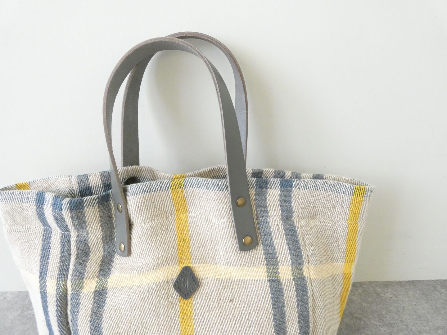 CLEDRAN(クレドラン) HAND&WORK COTTON JUTE STRIPE TOTE Sの商品画像21