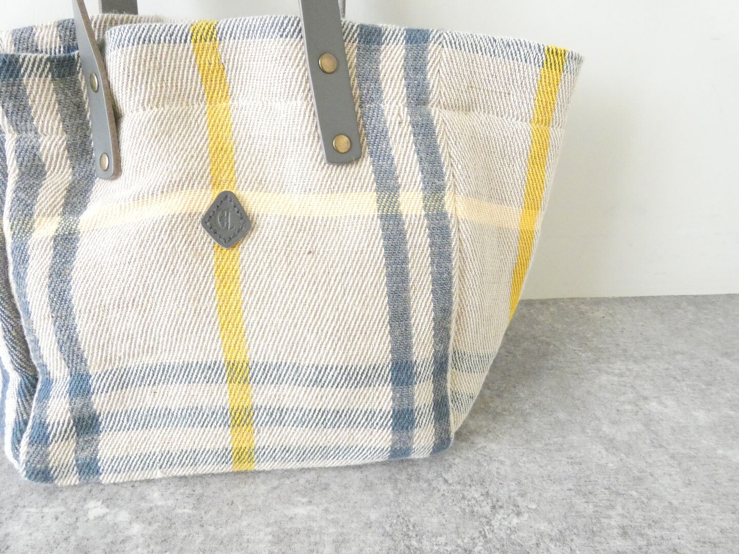 CLEDRAN(クレドラン) HAND&WORK COTTON JUTE STRIPE TOTE Sの商品画像22