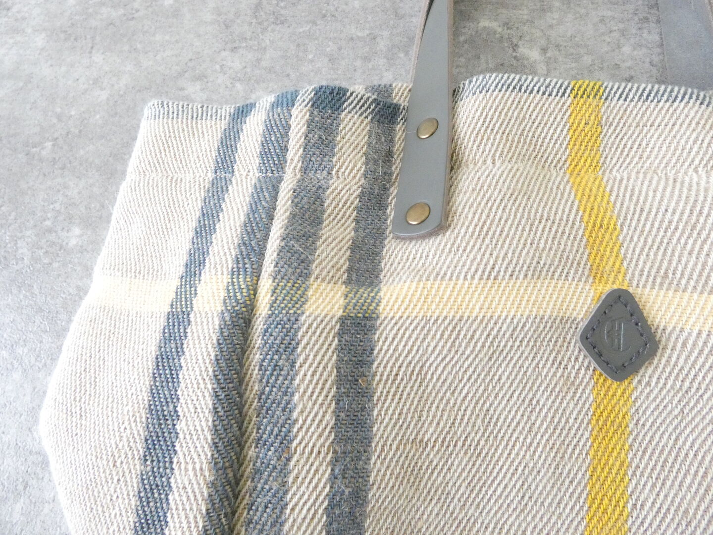 CLEDRAN(クレドラン) HAND&WORK COTTON JUTE STRIPE TOTE Sの商品画像25
