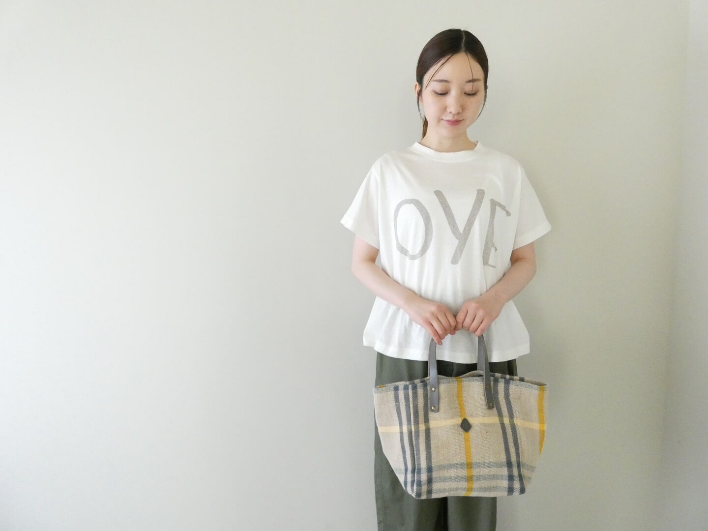 CLEDRAN(クレドラン) HAND&WORK COTTON JUTE STRIPE TOTE Sの商品画像3
