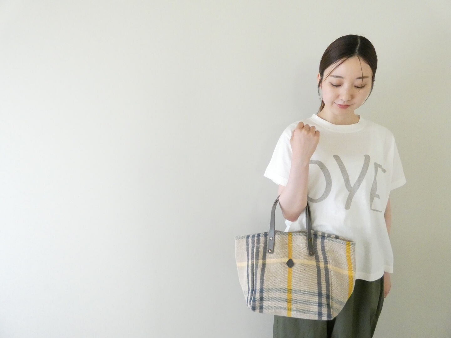 CLEDRAN(クレドラン) HAND&WORK COTTON JUTE STRIPE TOTE Sの商品画像6